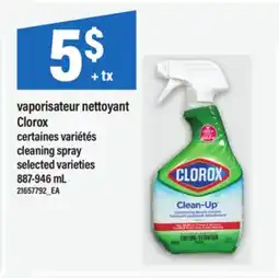 Maxi VAPORISATEUR NETTOYANT CLOROX | CLEANING SPRAY, 887-946 ML offer
