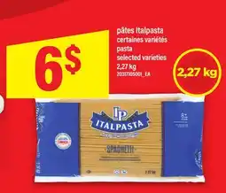 Maxi PÂTES ITALPASTA | PASTA, 2,27 KG offer