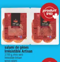 Super C SALAMI DE GÊNES IRRÉSISTIBLE ARTISAN | IRRÉSISTIBLE ARTISAN GENOA SALAMI offer