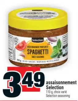 Super C ASSAISONNEMENT SELECTION | SELECTION SEASONING offer