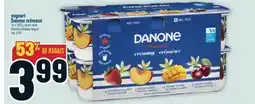 Marché Adonis YOGOURT DANONE CRÉMEUX | DANONE CRÉMEUX YOGURT offer