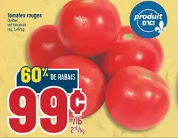 Marché Adonis Tomates rouges Québec | red tomatoes offer