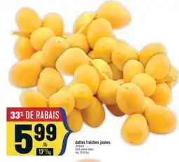Marché Adonis DATTES FRAÎCHES JAUNES | FRESH YELLOW DATES offer
