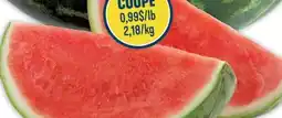 Marché Adonis MELON D'EAU COUPÉ | SEEDLESS CUT WATERMELON offer
