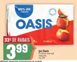 Marché Adonis JUS OASIS | OASIS JUICE offer