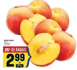 Marché Adonis PÊCHES JAUNES | YELLOW PEACHES offer