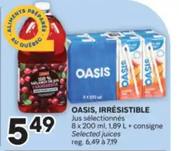 Brunet OASIS, IRRÉSISTIBLE Jus sélectionnés offer