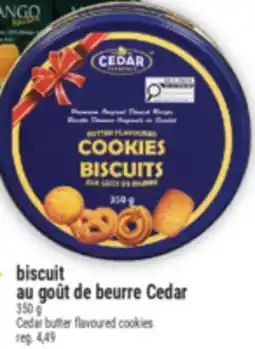 Marché Adonis BISCUIT AU GOÛT DE BEURRE CEDAR | CEDAR BUTTER FLAVOURED COOKIES offer