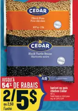Marché Adonis HARICOT OU POIS CHICHES CEDAR | CEDAR BEANS OR CHICK PEAS offer