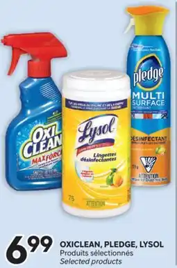 Brunet OXICLEAN, PLEDGE, LYSOL Produits sélectionnés offer