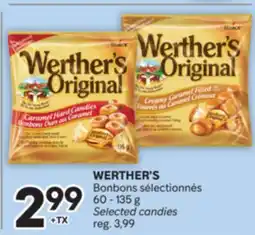 Brunet WERTHER'S Bonbons sélectionnés offer