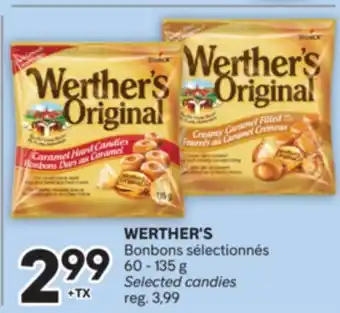 Brunet WERTHER'S Bonbons sélectionnés offer