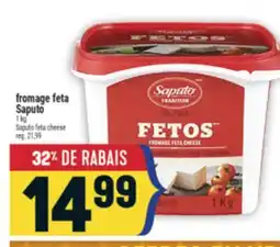 Marché Adonis FROMAGE FETA SAPUTO | SAPUTO FETA CHEESE offer