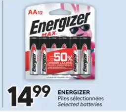 Brunet ENERGIZER Piles sélectionnées offer