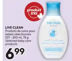 Brunet LIVE CLEAN Produits de soins pour bébés offer