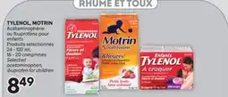 Brunet TYLENOL, MOTRIN Acétaminophène ou Ibuprofène pour enfants Produits sélectionnés offer