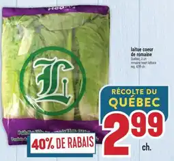 Marché Adonis LAITUE COEUR DE ROMAINE | ROMAINE HEART LETTUCE offer