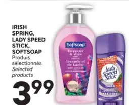 Brunet IRISH SPRING, LADY SPEED STICK, SOFTSOAP Produis sélectionnés offer