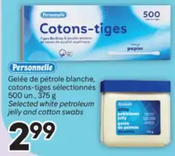 Brunet PERSONNELLE pétrole cotons sélectionnés offer