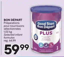 Brunet BON DÉPART Préparations pour nourrissons sélectionnées offer