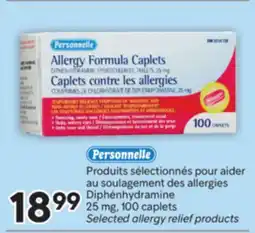 Brunet PERSONNELLE Produits sélectionnés pour aider au soulagement des allergies Diphénhydramine offer