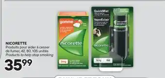 Brunet NICORETTE Produits pour aider à cesser de fumer offer