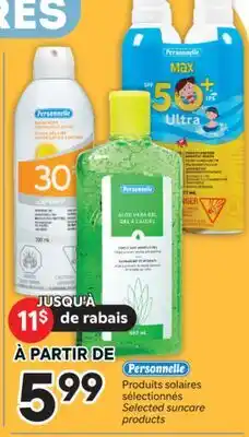 Brunet PERSONNELLE Produits solaires sélectionnés offer