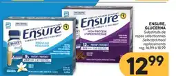 Brunet ENSURE, GLUCERNA Substituts de repas sélectionnés offer