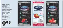 Brunet PEDIALYTE Produits sélectionnés pour le maintien de l'équilibre électrolytique offer