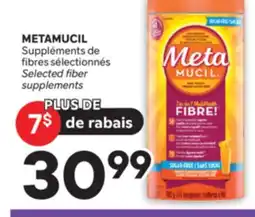 Brunet METAMUCIL Suppléments de fibres sélectionnés offer