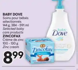 Brunet BABY DOVE Soins pour bébés sélectionnés, Crème de zinc offer