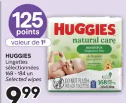 Brunet HUGGIES Lingettes sélectionnées offer
