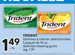 Brunet TRIDENT Gommes chewing sélectionnées offer