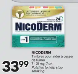Brunet NICODERM Timbres pour aider à cesser de fumer-mg offer