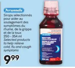 Brunet PERSONNELLE Sirops sélectionnés pour aider au soulagement de la grippe et de la toux offer
