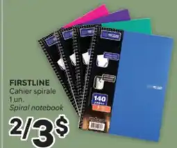 Brunet FIRSTLINE Cahier spirale offer