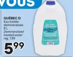 Brunet QUÉBEC O Eau traitée déminéralisée offer