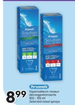 Brunet PERSONNELLE Vaporisateurs nasaux décongestionnants offer