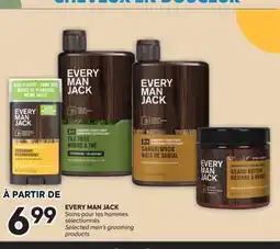 Brunet EVERY MAN JACK Soins pour les hommes sélectionnés offer