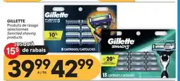 GILLETTE Produits de rasage sélectionnés