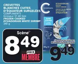 Marches Tradition COMPLIMENTS FROZEN COOKED ECUADORIAN WHITE SHRIMP offer