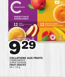 Marches Tradition COMPLIMENTS SUPER SQUEEZE FRUIT SNACKS offer