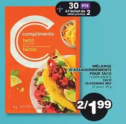 Marches Tradition COMPLIMENTS TACO SEASONING MIX offer