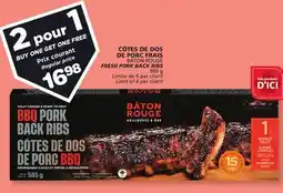 Marches Tradition BÂTON ROUGE FRESH PORK BACK RIBS offer