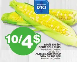 Marches Tradition PEACHES AND CREAM CORN ON THE COB offer