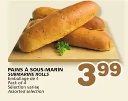 Marches Tradition SUBMARINE ROLLS offer