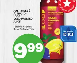 Marches Tradition LOOP COLD-PRESSED JUICE offer