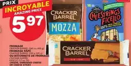Marches Tradition CRACKER BARREL CHEESE, SHREDDED CHEESE OR CHEESE STICKS offer