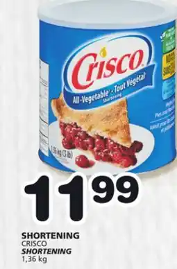 Marches Tradition CRISCO SHORTENING offer