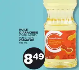 Marches Tradition COMPLIMENTS PEANUT OIL offer
